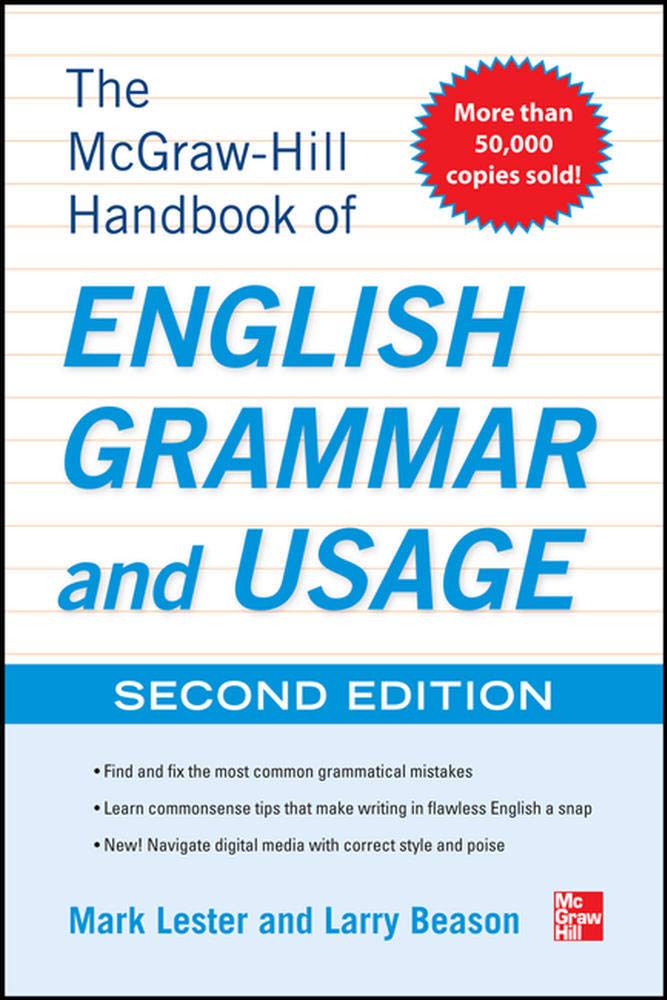 McGraw-Hill Handbook of English Grammar and Usage, 2nd Edition: With 160 Exercises cover image