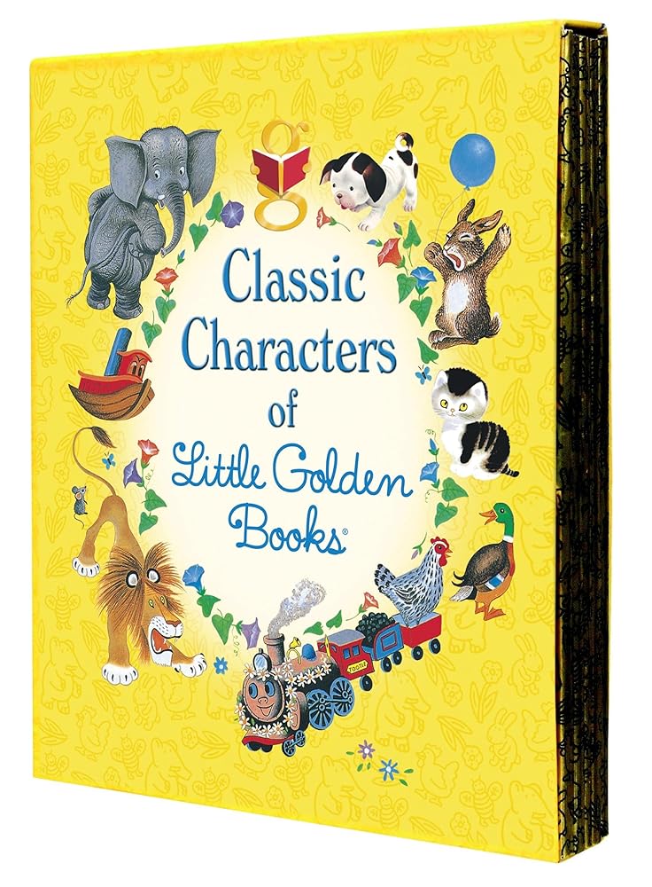 Classic Characters of Little Golden Books: The Poky Little Puppy, Tootle, The Saggy Baggy Elephant, Tawny Scrawny Lion, and Scuffy the Tugboat cover image