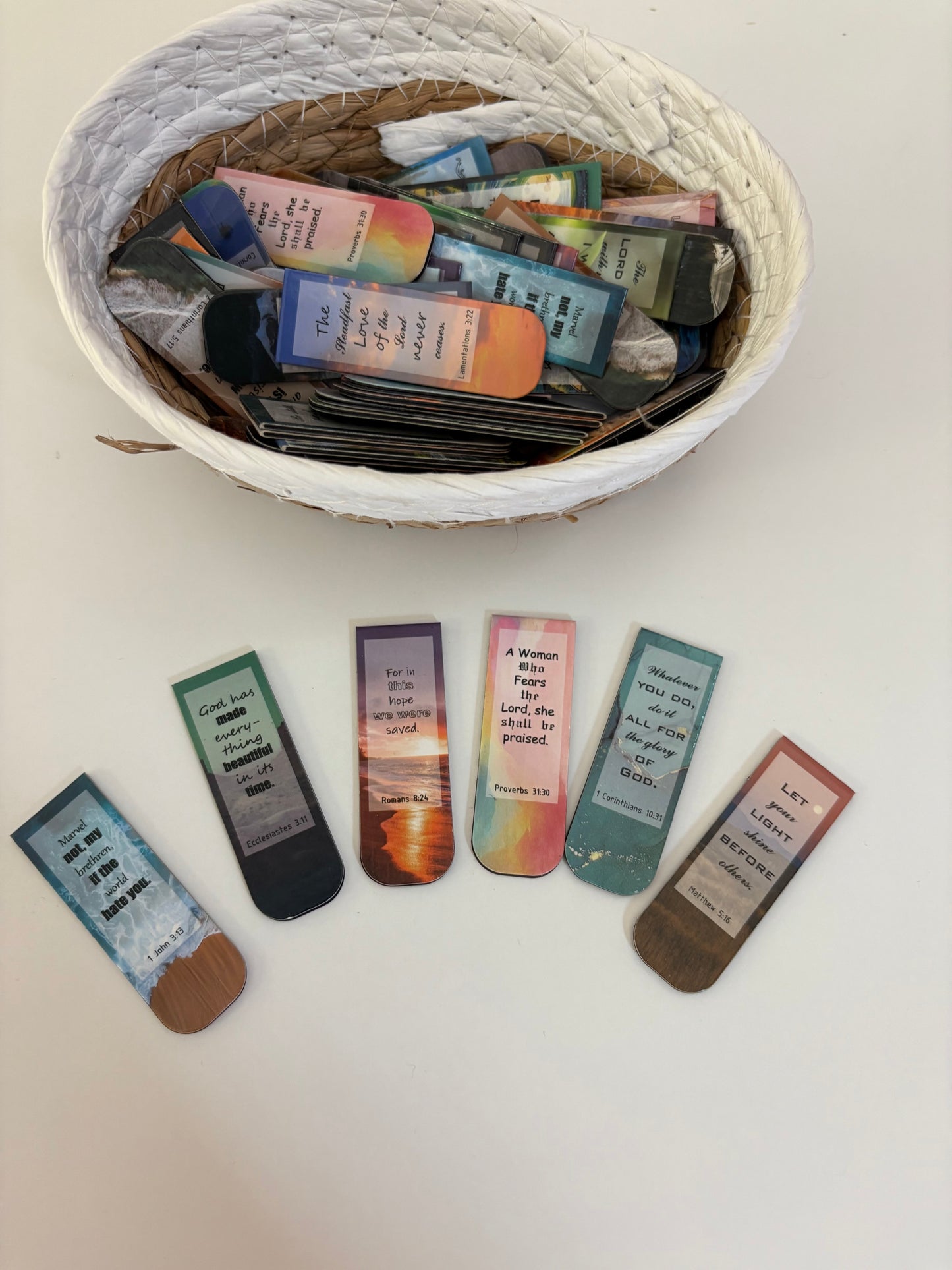 Assorted stickers/bookmarks