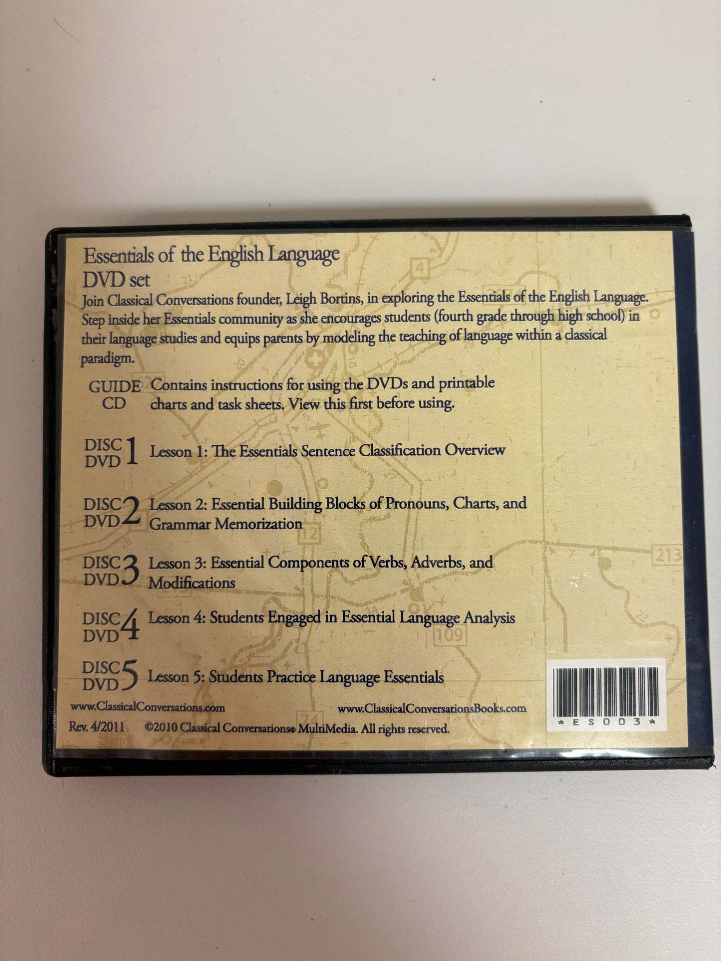 Classical Conversations Multimedia Tour Guide Essentials of the English Language