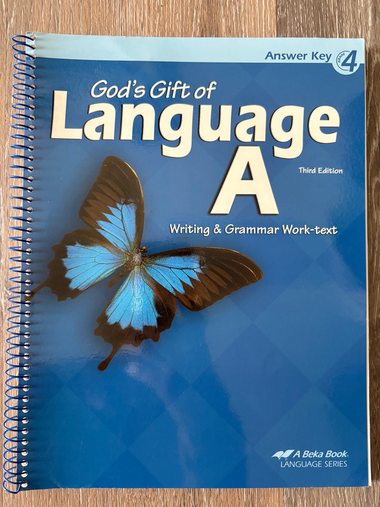 Abeka God’s Gift of Language A Answer Key 3rd ed.