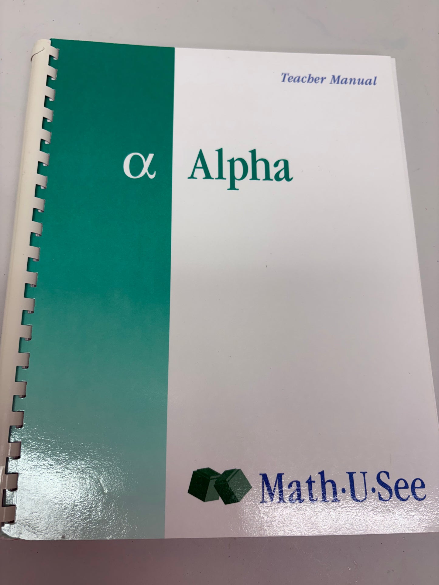Math U See Alpha Teacher Manual