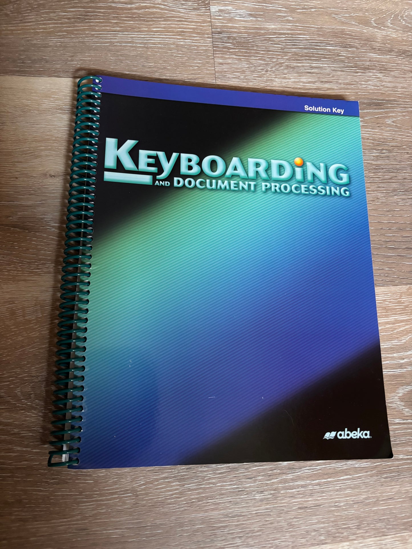 Abeka Keyboarding Teacher Key