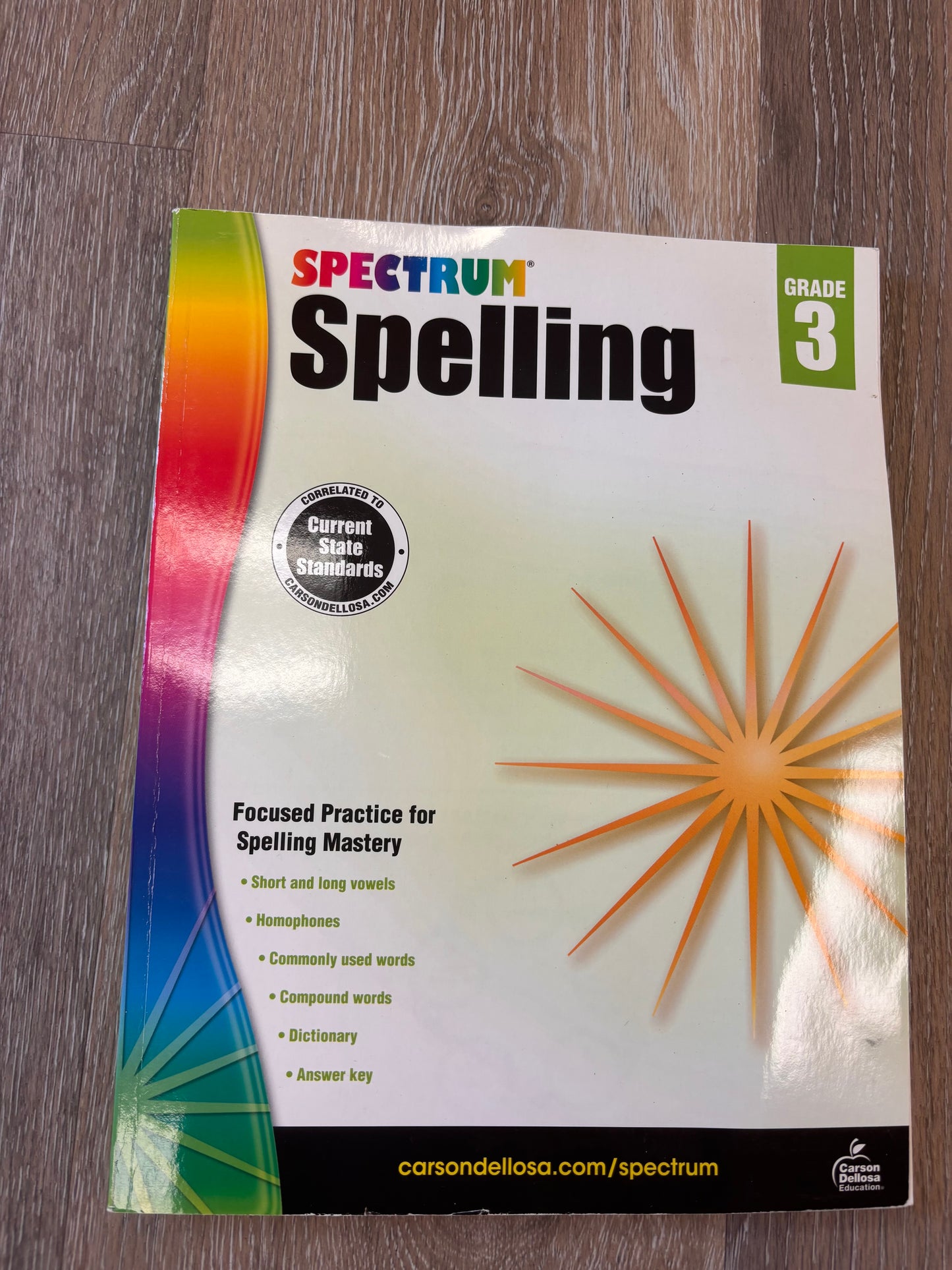 Spectrum Spelling Grade 3