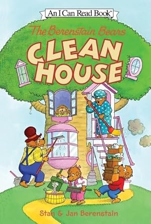 The Berenstain Bears Clean House (I Can Read Level 1) cover image