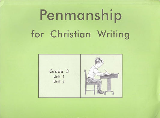 Penmanship for Christian Writing Grade 3 Student Workbook cover image