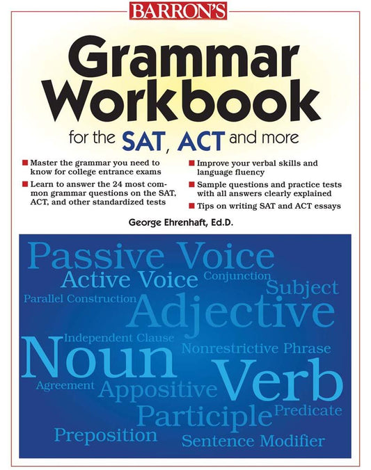 Grammar Workbook for the Sat, Act and More cover image