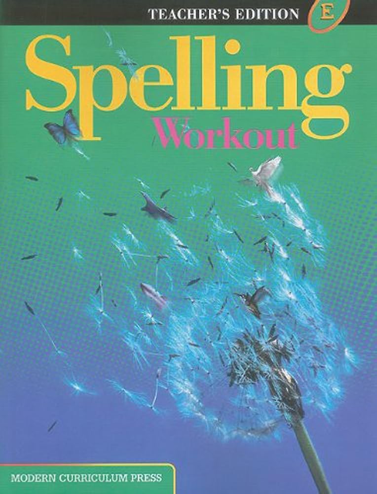 Spelling Workout Teacher's Edition Level E cover image