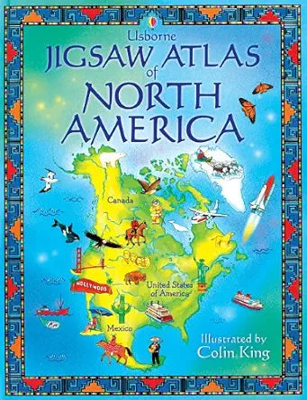 Jigsaw Atlas of North America (Luxury Jigsaw Books) cover image