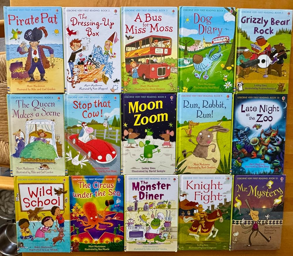Usborne Very First Reading Boxed Set Collection Pack with 16 books cover image