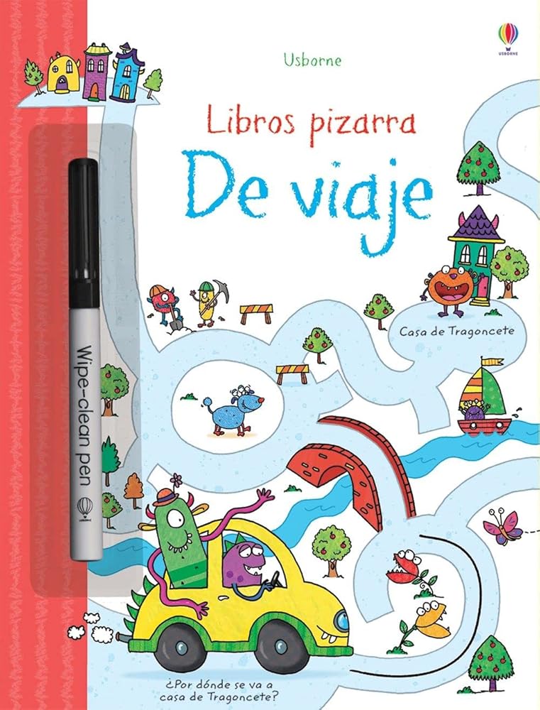 Libros pizarra De viaje (Wipe-Clean, On the Go Puzzles) cover image