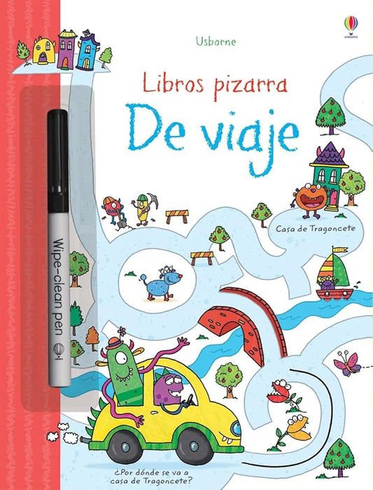 Libros pizarra De viaje (Wipe-Clean, On the Go Puzzles) cover image