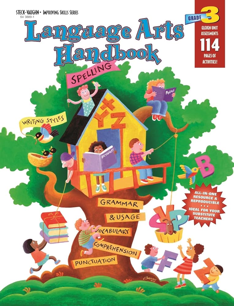 Language Arts Handbook Workbook Grade 3 cover image
