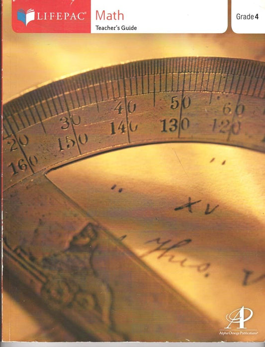 Lifepac Math Grade 4 cover image