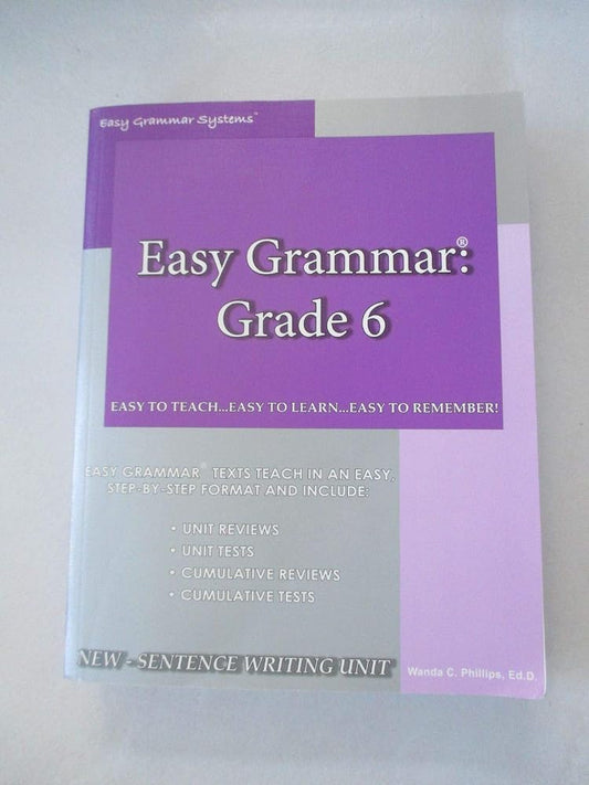 Easy Grammar 6 - Teacher Edition cover image