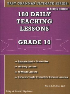 Easy Grammar Ultimate Series Teacher Book - Grade 10 cover image