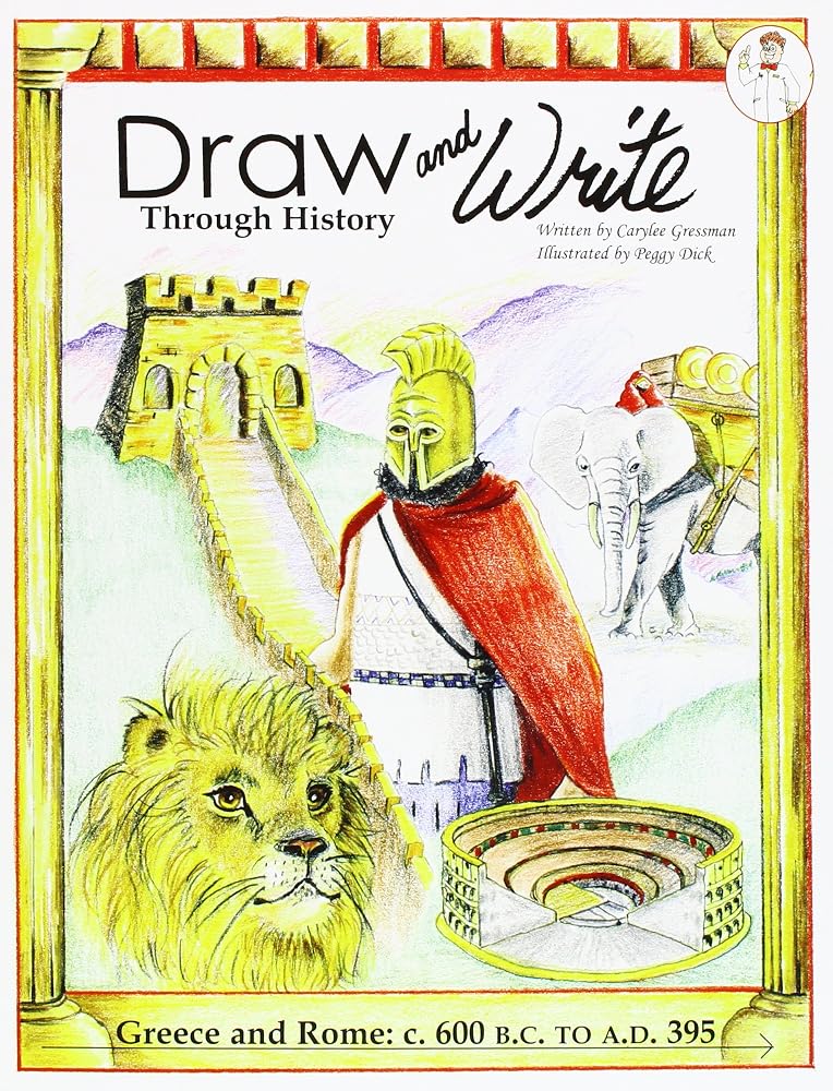 Draw and Write Through History: Greece and Rome (#2) cover image