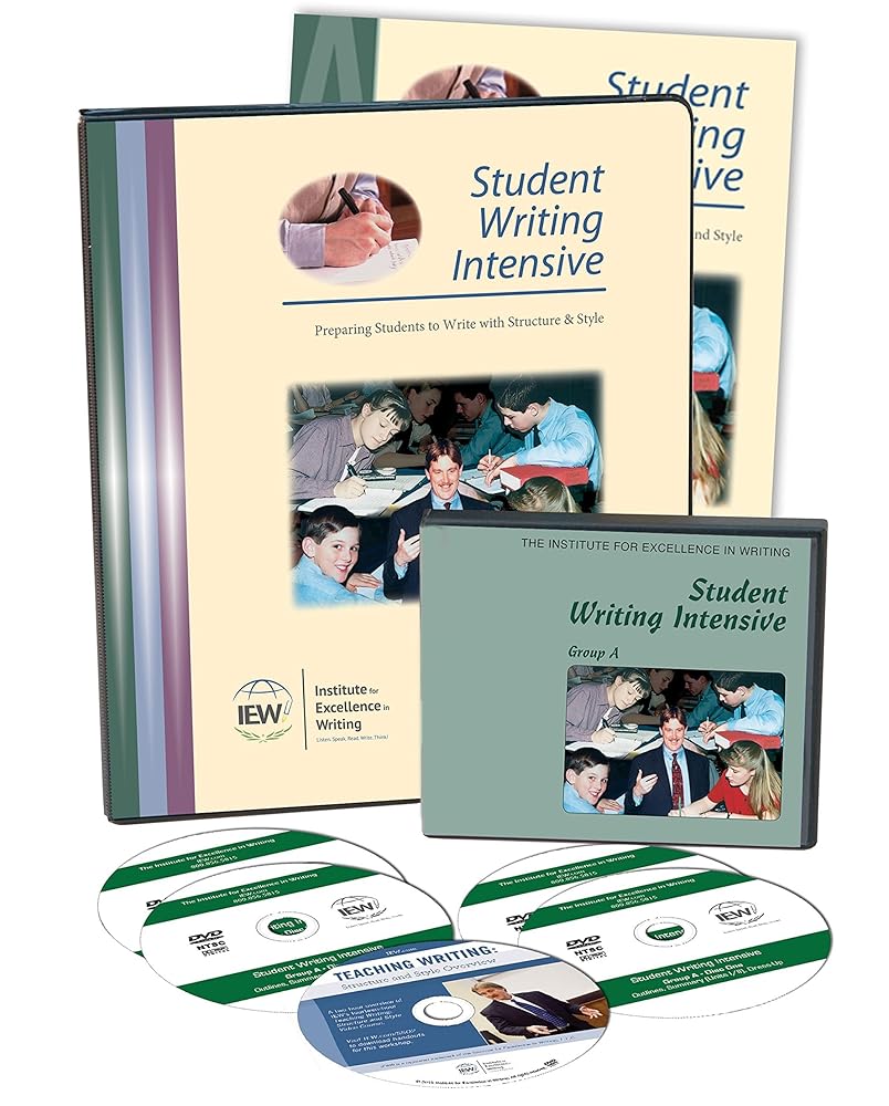 Student Writing Intensive Level A Curriculum (Dvd's, Binder and Packet) cover image