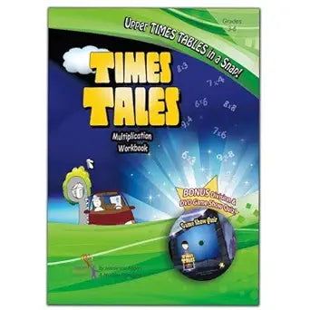 Times Tales Multiplication Workbook with DVD Game Show Quiz cover image