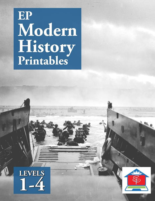 EP Modern History Printables: Levels 1-4: Part of the Easy Peasy All-in-One Homeschool cover image