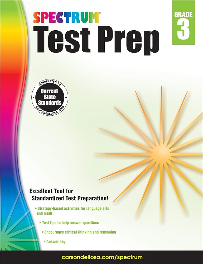 Spectrum Test Prep, Grade 3 cover image