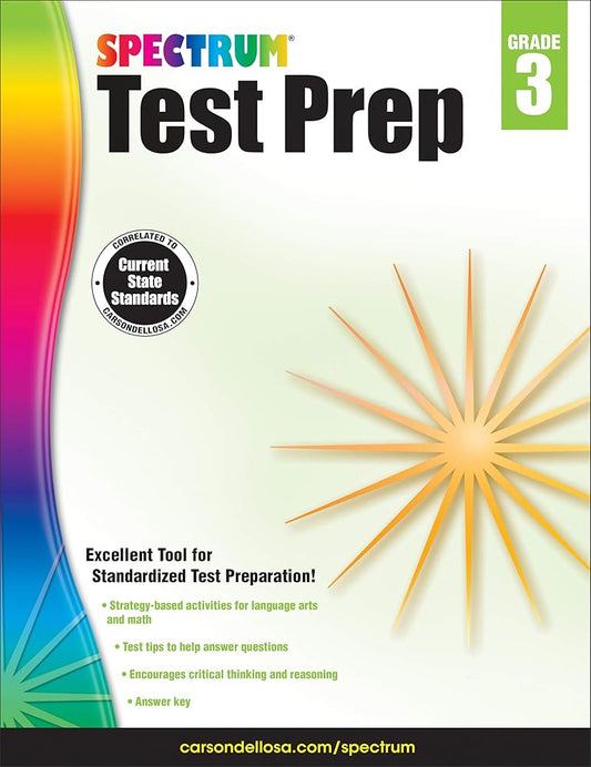 Spectrum Test Prep, Grade 3 cover image
