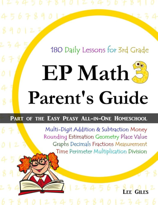 EP Math 3 Parent's Guide: Part of the Easy Peasy All-in-One Homeschool cover image