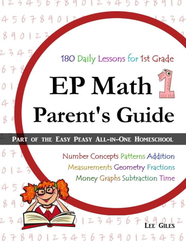 EP Math 1 Parent's Guide: Part of the Easy Peasy All-in-One Homeschool cover image