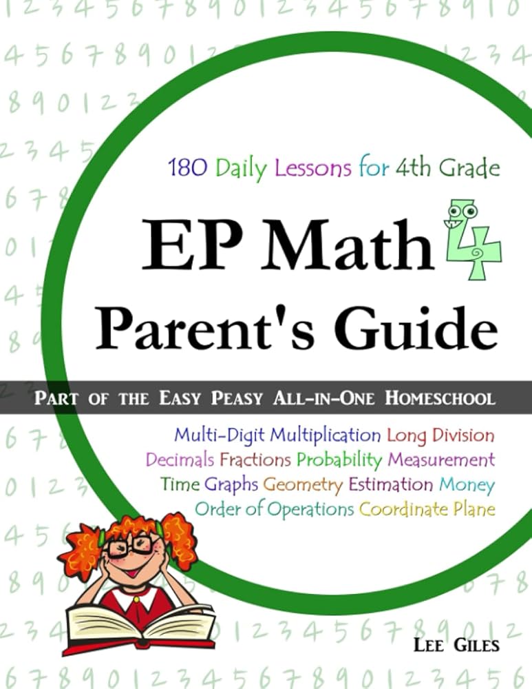 EP Math 4 Parent's Guide: Part of the Easy Peasy All-in-One Homeschool cover image