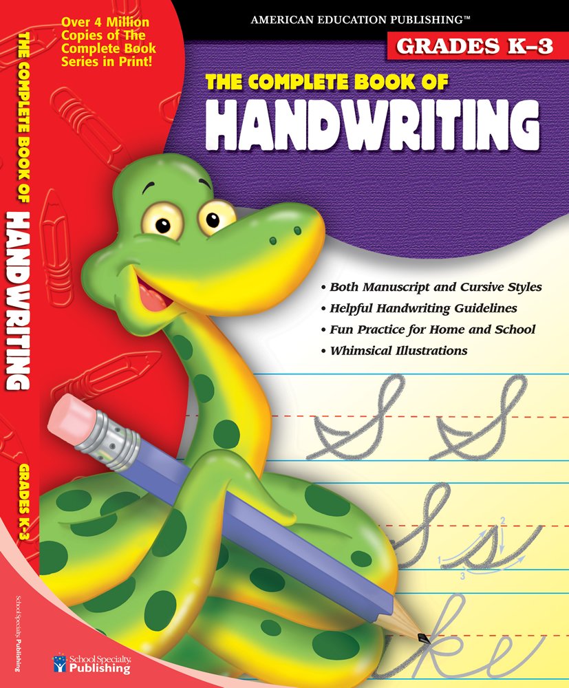 Complete Book of Handwriting, Grades K - 3 cover image