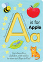 A is for Apple: An Interactive Alphabet With Tracks to Trace and Flaps to Flip! (Smart Kids Trace-and-Flip) cover image