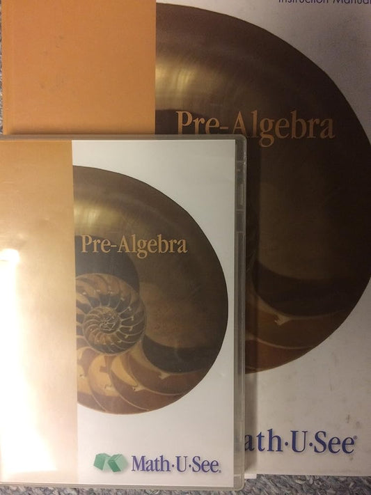 Pre-Algebra Instruction Manual cover image