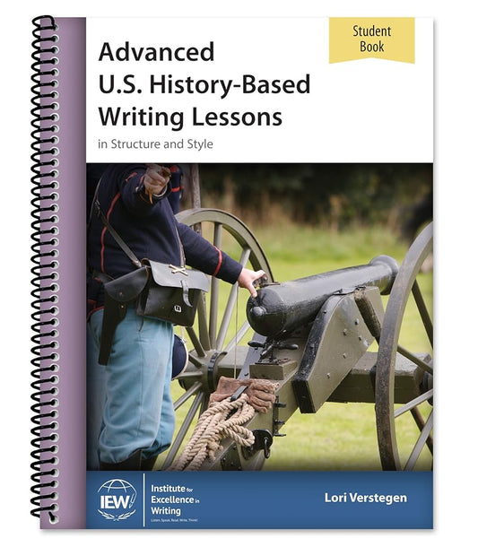 Advanced U.S. History-Based Writing Lessons Student Book cover image