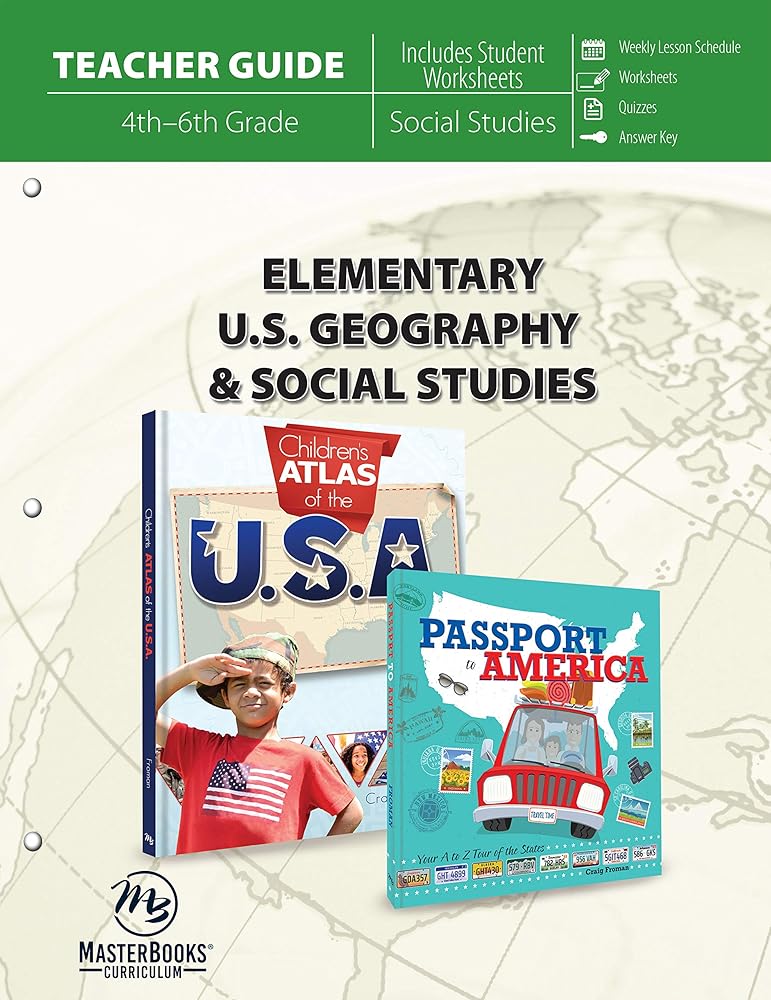 Elementary U.S. Geography & Social Studies (Teacher Guide) cover image