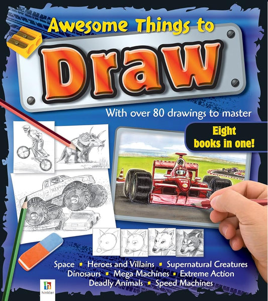 Awesome Things to Draw : With Over 80 Drawings to Master cover image