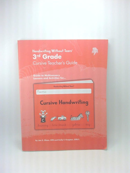 3rd Grade Cursive Teacher's Guide cover image