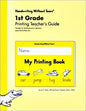 Handwriting Without Tears 1st Grade Printing Teachers Guide - My Printing Book cover image