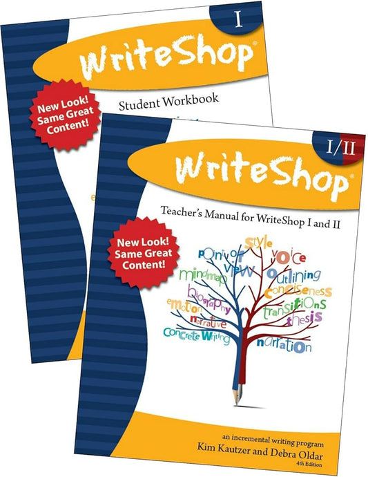WriteShop Basic Set - Teacher's Manual I/II & Student Workbook I cover image