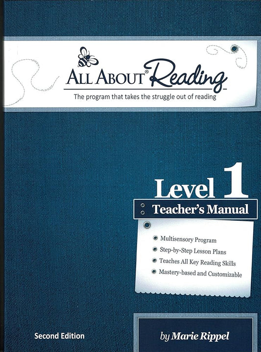 All About Reading Level 1 Teachers Manual 2nd edition cover image