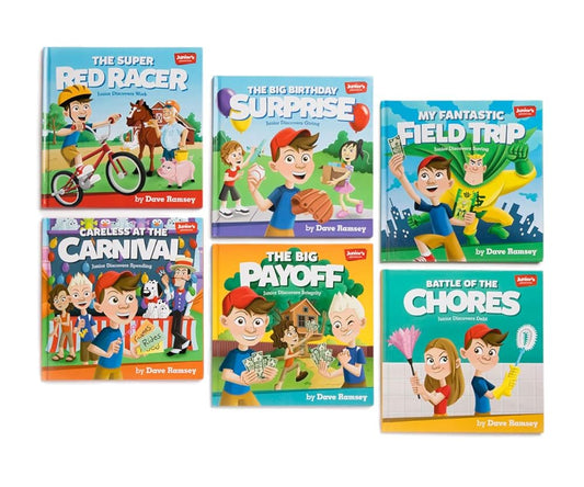 Junior's Adventures: Storytime Book Set: Teaching Kids How to Win with Money! cover image
