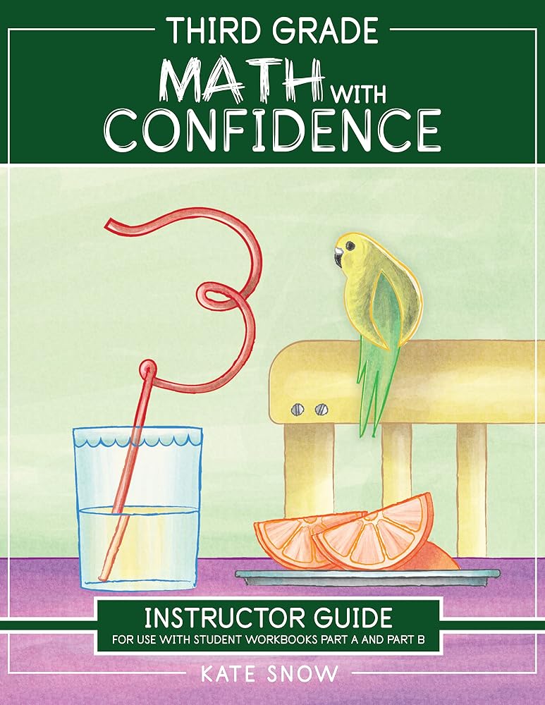 Third Grade Math with Confidence Instructor Guide cover image