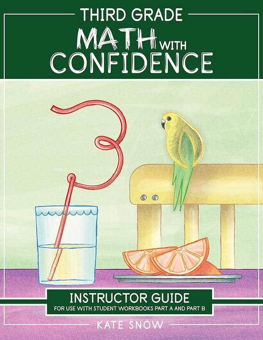 Third Grade Math with Confidence Instructor Guide cover image