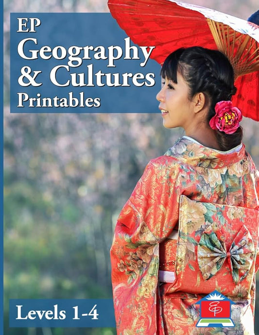 EP Geography and Cultures Printables: Levels 1-4: Part of the Easy Peasy All-in-One Homeschool cover image
