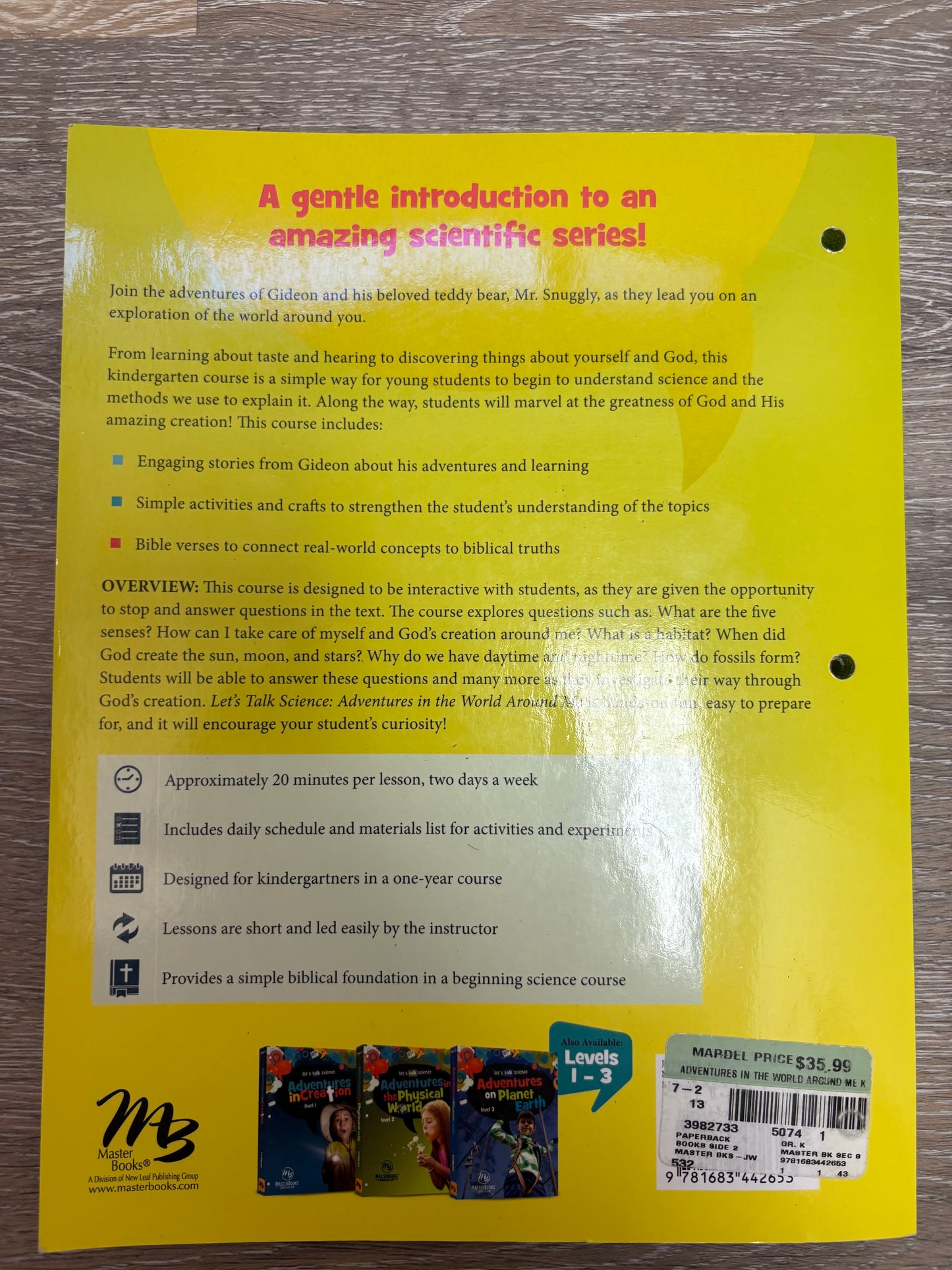 Let’s Talk Science Adventures in the World Around Me Level K