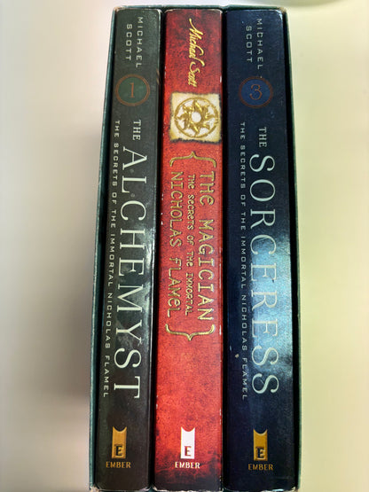 The Secrets of the Immortal Nicholas Flamel Boxed Set (3-Book)