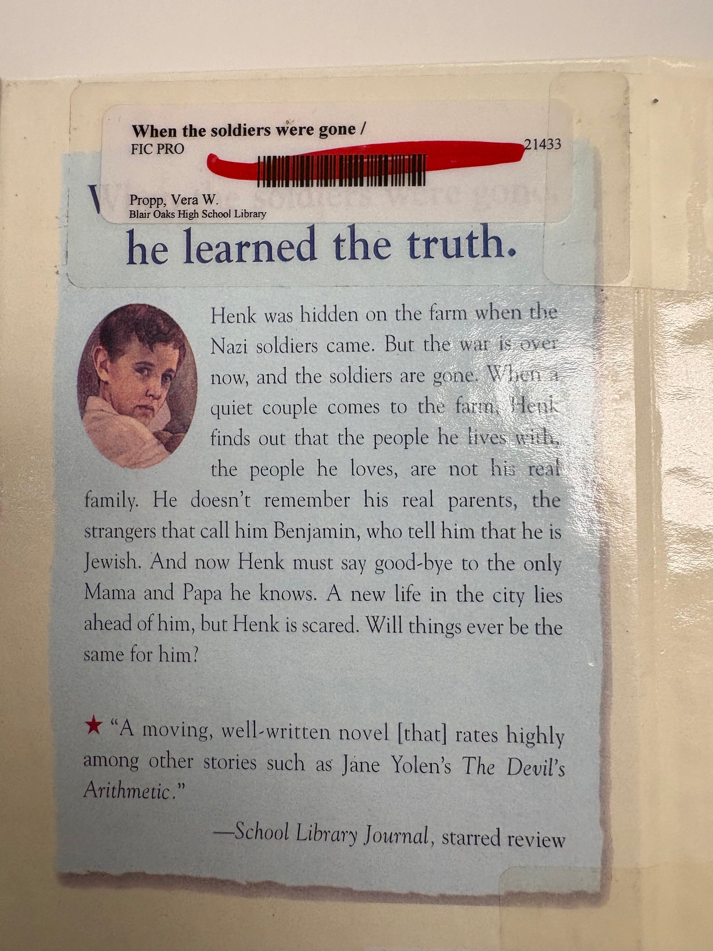 When the Soldiers were Gone