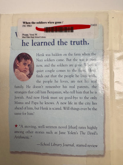 When the Soldiers were Gone