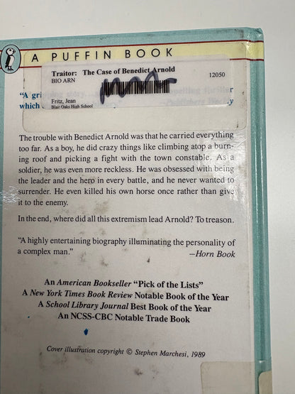 Traitor: The Case of Benedict Arnold