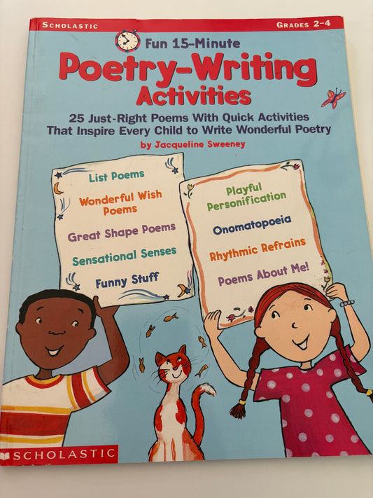 Fun 15 Minutes Poetry-Writing Activities