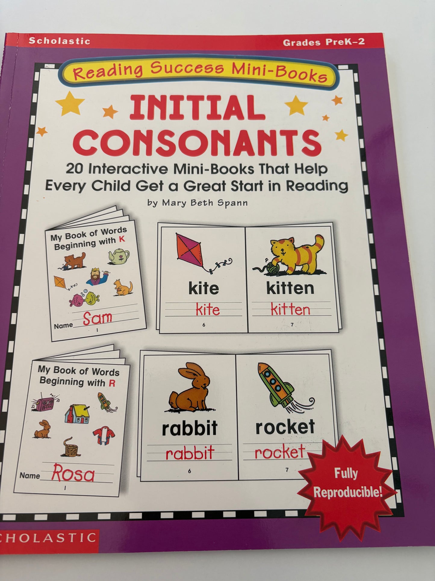 Initial Consonants - Reading Success Mini Books